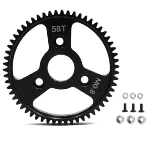 LSG Steel Spur Gear 58T 0.8M 32P for Traxxas 1 10 RC Cars E Revo Rally VXL Slash 4x4 Stampede 4x4 VXL Summit T Maxx