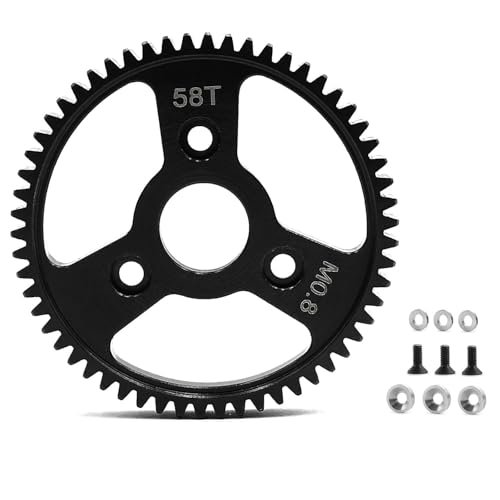 LSG Steel Spur Gear 58T 0.8M 32P for Traxxas 1 10 RC Cars E Revo Rally VXL Slash 4x4 Stampede 4x4 VXL Summit T Maxx