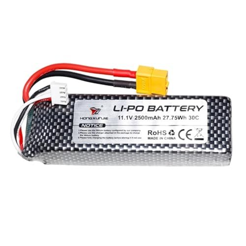 Levhorzn Rechargeable RC Boat Batteries 11.1V 2500mAh for Disneyland Hotel RC Boats and HJ816 Models