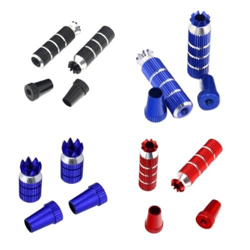 StiNGZjdM 2PCS Aluminum Alloy Transmitter Stick End for ABC Hobby RC Bodies M3 M4 Adjustable Length Compatible with Futaba Spektrum Frsky