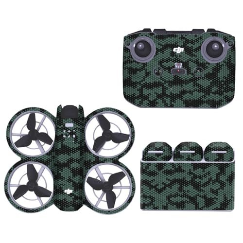 Aoyygg Neo Drone Skin Stickers Waterproof Decal DIY Kit for DJI Neo Drone and Controller Anti Scratch Protective Film 15 Pieces