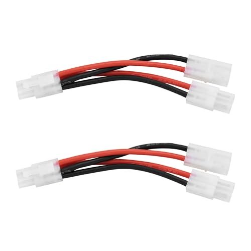 YINETTECH RC F 14 Tomcat Turbine Jet Parallel Cable Connector 2PCS 14 AWG 13cm for LiPo Battery Charge