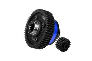 GPM 4140 Medium Carbon Steel 7075 Alloy Center Differential for TRAXXAS X Maxx 8S Monster Truck with 2.8 RC Monster Truck Tires