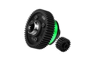 GPM 4140 Medium Carbon Steel and 7075 Alloy Center Complete Differential for TRAXXAS X Maxx 8S Monster Jam Grave Digger Freestyle Force RC Monster Truck