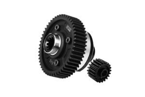GPM 4140 Medium Carbon Steel and 7075 Alloy Center Differential for TRAXXAS X Maxx 8S Monster Truck Compatible with 3.8 RC Monster Truck Tires