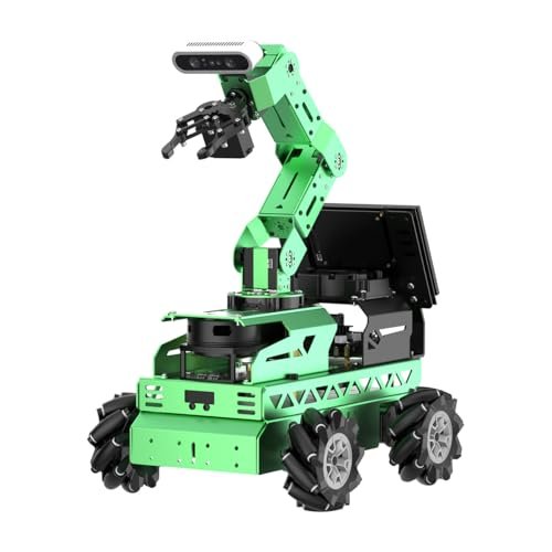 HIWONDER JetRover ROS1 ROS2 Robot Car Convert RC Car to Raspberry Pi with AI Vision 6DOF Robotic Arm for ROS Education