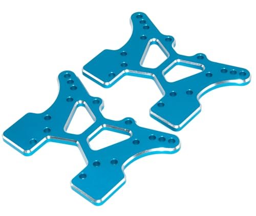LJXSZ Shock Mount Tower Upgrade for JLB Racing Cheetah 1/10 Brushless RC Car Aluminum Alloy EA1004 Blue