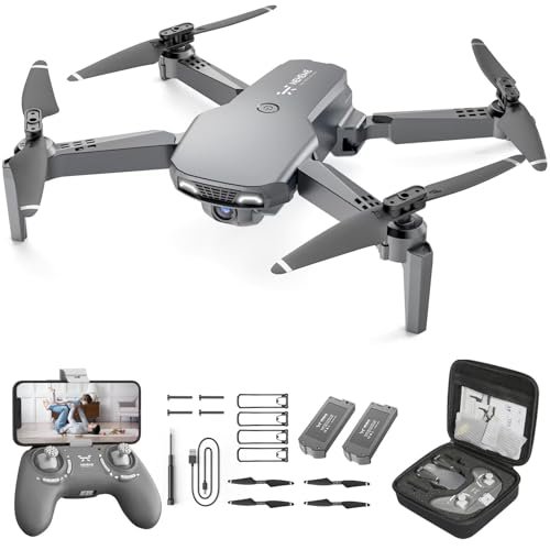 NEHEME KA 52 RC Helicopter with Camera 1080P HD FPV Remote Control Drone for Kids and Adults One Key Start Altitude Hold Gesture Selfie Grey