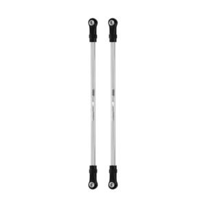 INJORA Stainless Steel Builders Links with Rod Ends for TRX4 SCX10 1/10 Fuel RC Car Upgrade 175mm