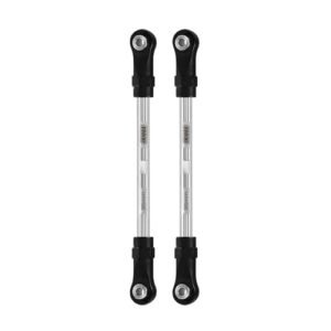 INJORA Stainless Steel Builders Links with Rod Ends Compatible with TRX4 SCX10 1 10 RC Car Shells Upgrade 95mm