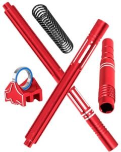 HopsupRC Paraglider RC Plane Aluminum Center Slider Driveshafts for 1/10 Big Rock 3s Blx Senton Granite 3S BLX Mega 550 1/8 Typhon 3S BLX Mega 550 Red