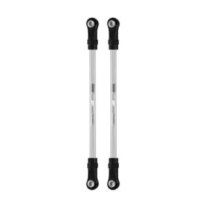 INJORA Stainless Steel Builders Links with Rod Ends for 1/10 RC Rally Car TRX4 SCX10 Upgrade 130mm