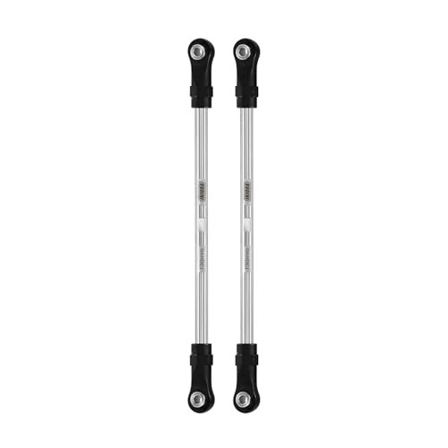 INJORA Stainless Steel Builders Links with Rod Ends for 1/10 RC Rally Car TRX4 SCX10 Upgrade 130mm
