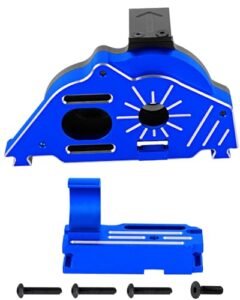 RCHuiWow Big Stick RC Airplane Transmission Gearbox Set and Center Motor Mount Upgrades for 1/8 Typhon 3S BLX Mega550 1/10 Big Rock Granite Senton 3S BLX Mega550 Navy Blue