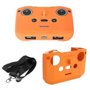 DJI NEO Mini 4 Pro RC N3 2 1 Remote Controller Silicone Protective Case Cover with Lanyard Orange