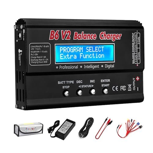 Fast Eddie's RC Hobbies Yuma AZ LiPo Battery Charger 1 6S 80W 6A Balance Charger Discharger for RC Cars