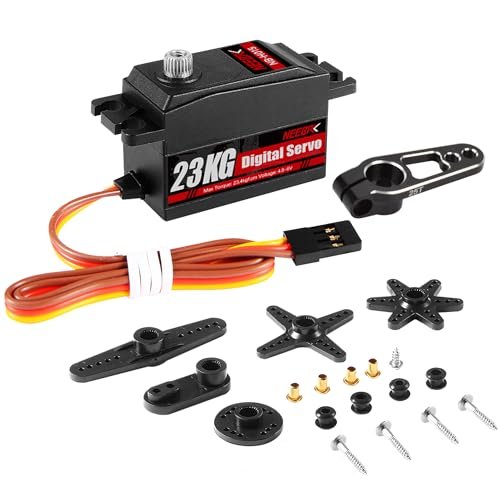 PowerHD 23KG Low Profile Digital Servo with 25T Arm High Torque Full Metal Gear for 180sx RC Drift Car