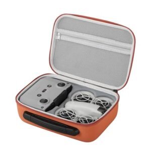 Gencokok DJI NEO Waterproof Carrying Case PU Portable Storage Bag for DJI Fly More Combo RC N3 Remote Controller Battery Charging Hub
