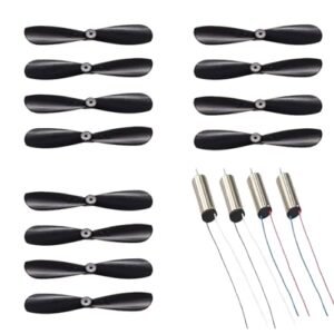 Wurenji RC Airplane Propeller Set for Swap Meet Enthusiasts Near Me 12 Props 35mm to 46mm for 716 and 614 Hollow Cup Motors