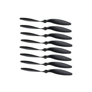 Wurenji 8060 Propeller 8x6 Used RC Excavator Remote Control Aircraft Quadcopter Black Soft Propeller Blades 3.17 Shaft Diameter XDD Motor Prop Accessories