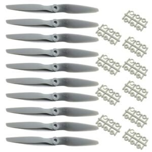 Wurenji 6040 RC Propeller 60x40 CW 10 Five Pairs Plastic Fixed Pitch for RC Tennis Codes Enthusiasts