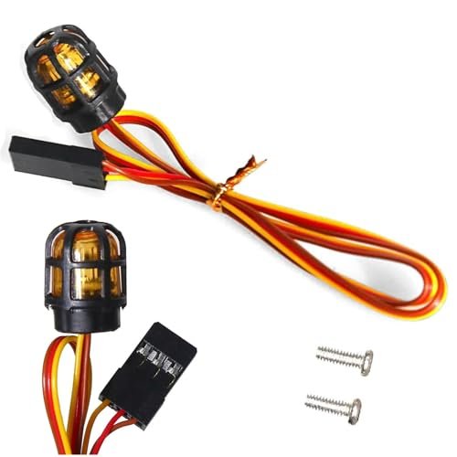 Truck Scania RC 360 Rotation Light LED Engineering Lamp for 1/14 Excavator Tamiya RC Truck Trailer Tipper Scania 770S Car DIY Yellow