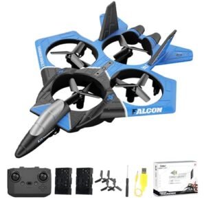 SkyRider Great Hobbies RC Foam Drone for Kids One Click Take Off Landing 360 Flips 3 Speed Modes Safe Remote Control Airplane