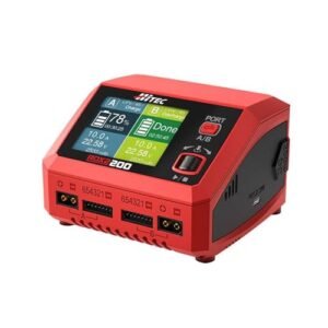 Hitec RDX2 200 AC DC 200W 10A 6S Dual Port Battery Charger Perfect for TZO 200 RC Tires