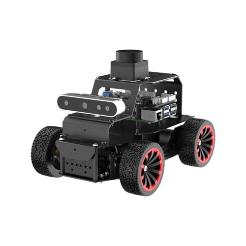 HIWONDER Raspberry Pi 5 Robot Car with 3D Depth Camera MentorPi A1 Ackermann Chassis ROS2 Support SLAM Mapping Navigation Autonomous Driving