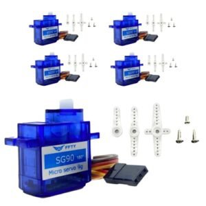MG90S SG90 9g Micro Servo Motor Kit 5pcs The Best Micro RC Airplane Metal Gear Small Servo for RC Car Robot Helicopter