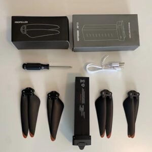 Bingchat AE Pro Plus Drone Battery Propellers Accessories Kit with Charging Cable and Screwdriver