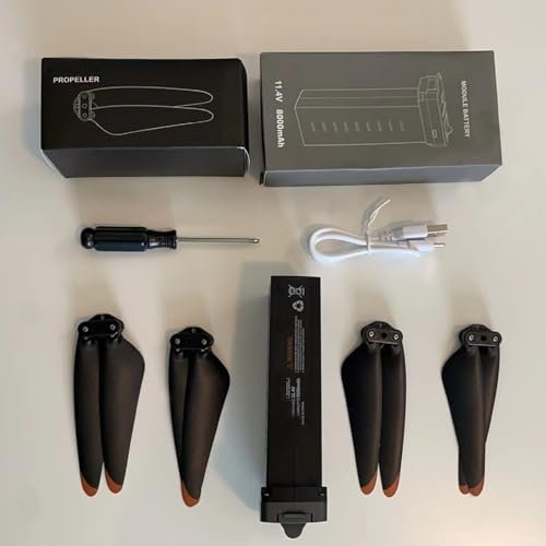Bingchat AE Pro Plus Drone Battery Propellers Accessories Kit with Charging Cable and Screwdriver