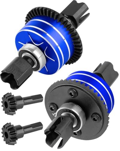 Dlux RC High Performance 43t 10t Input Gear Differential Upgrade for 1/8 1/7 Scale RC Cars Navy Blue
