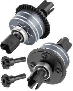 RCHuiWow Diet RC Titanium Front Rear Differential 43t 10t Input Gear Upgrade for 1 8 Typhon Kraton Outcast Notorious 6S BLX 1 7 Infraction Limitless Mojave Felony 6S BLX