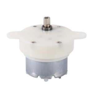 Kodrily 12V DC Motor Gear Slow Speed 3RPM 4mm Shaft for RC Hobby Garage DIY Projects