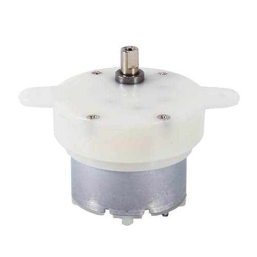 Kodrily 12V DC Motor Gear Slow Speed 3RPM 4mm Shaft for RC Hobby Garage DIY Projects