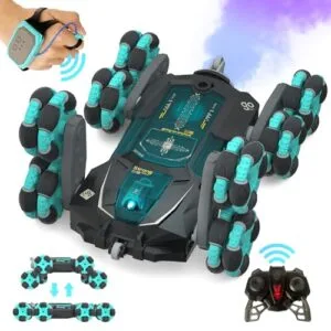 Opmind 8WD 4G Controlled RC Stunt Car Gesture Sensing Remote Control Crawler Toy for Kids Ages 6 12
