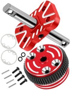 HopsupRC Painted 1/10 Scale RC Bodies Aluminum Differential Locker Spool Diff Locker Mounts Set for Slash Rustler Stampede Bandit 2WD Models