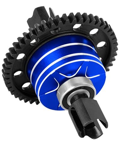 HopsupRC 50T #45 Steel Upgrades Part Diff Gear Slipper for 1/8 Kraton Outcast Notorious 6s BLX 1/7 Mojave Felony 6s BLX Spur Gear Slipper Clutch Differential Blue Burrito Mattress RC Willey