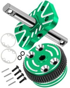 HopsupRC 1/10 Scale RC Bodies Painted Aluminum Differential Locker Spool Diff Locker Mounts Set for Slash Rustler Stampede Bandit 2WD VXL