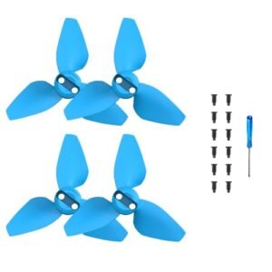 Valley View RC Wing Bags 4 Pcs Propellers for DJI NEO Drone Low Noise Colorful Replacement Wing Blade Spare Parts Blue