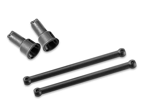 BEZGAR HB121 1 12 Scale RC Truck Parts Rear CVD Drive Shafts and Diff Outdrive Cups 12604RE2
