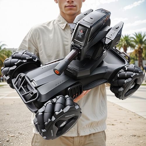 Veeniix V997 240sx RC Drift Car Remote Control Monster Truck Large Water Battle 4X4 with Programming 120Mins Play Time All Terrain Educational Toy for Kids Age 14 Plus Black