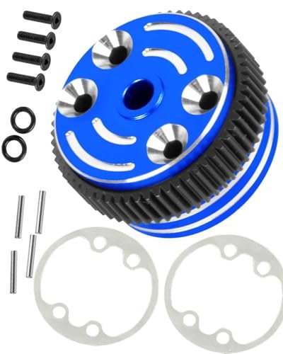 RCMYou Hot Wheels RC Cybertruck 1/10 Aluminum Alloy Differential Case Upgrade Part for Slash 2WD VXL Rustler 2WD VXL XL 5 Stampede 2WD VXL XL 5 Bandit 2WD VXL Navy Blue