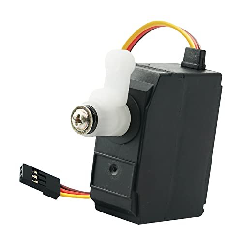 Bezgar 3 Wire Servo and Servo Saver Assembly for HM121 HM124 Compatible with Tomahawk RC Jets