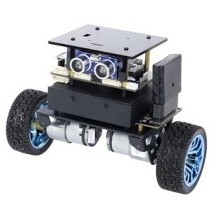 Yahboom Bluetooth RC Car App Controlled Adaptive Balance Car with AI Obstacle Avoidance OLED Display and 4KG Load