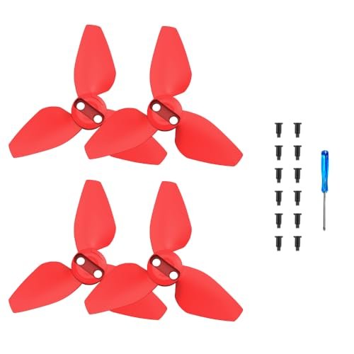 DJI Neo Drone RC Wing in Ground Effect Low Noise Propellers Lightweight Colorful Replacement Wings Red