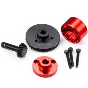 BRKRC 39T 15T RC Steel Diff Gear Set Upgrade for Traxxas 1/16 E Revo Slash Summit Rally RC Components Wheels for Harley Davidson