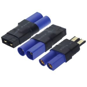 Nvwadayu RC Lipo Battery Connector Adapter for RC Nitro Drag Cars Traxxas TRX to EC5 Connector Adapter Plugs Compatible with Slash Rustler Stampede Bandit E Revo