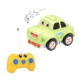 Dirt Modified RC Cars for Kids 18M+ Safe Durable Cartoon Silicone Remote Control Toy with LED Light Music Ideal Christmas Birthday Gift for Toddlers Boys Girls